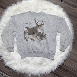 Vintage Jackson Hole Deer Hunting Crewneck Sweatshirt